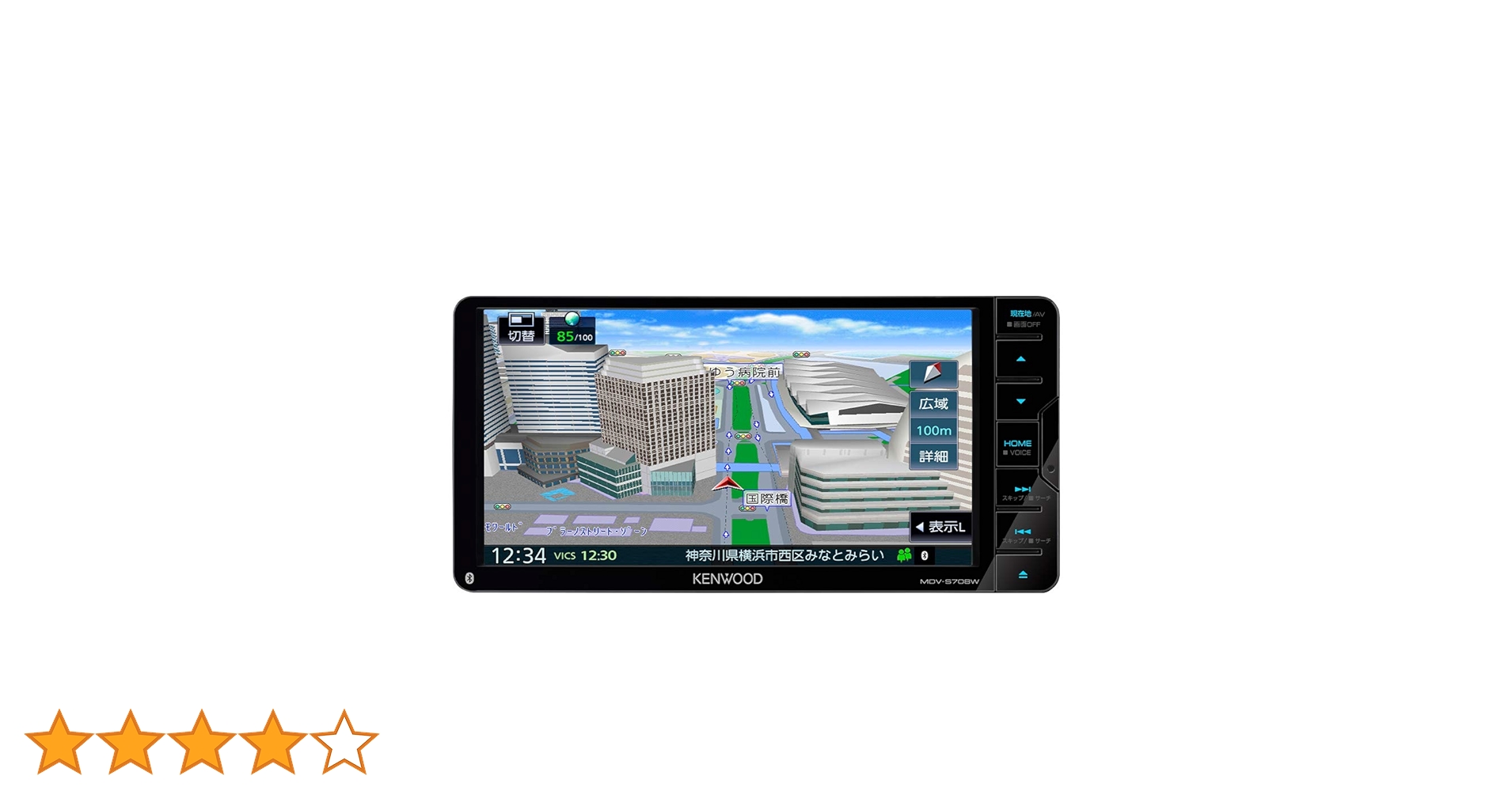 MDV-S708 KENWOOD 彩速ナビ KENWOOD MDV-S708 AVナビゲーション 彩速ナビ2021年製 Amazon
